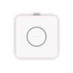 NETGEAR WBE750 ACCESS POINT WIRELESS WI-FI 7 RI BAND 2.4/5/6GHz MIMO 2 x RJ-45 10Gbe PoE FINO A 600 DISPOSITIVI MONTABILE A PARETE O A SOFFITTO BIANCO