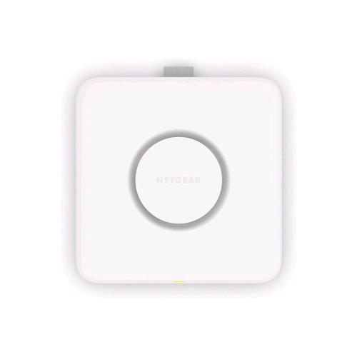 NETGEAR WBE750 ACCESS POINT WIRELESS WI-FI 7 RI BAND 2.4/5/6GHz MIMO 2 x RJ-45 10Gbe PoE FINO A 600 DISPOSITIVI MONTABILE A PARETE O A SOFFITTO BIANCO