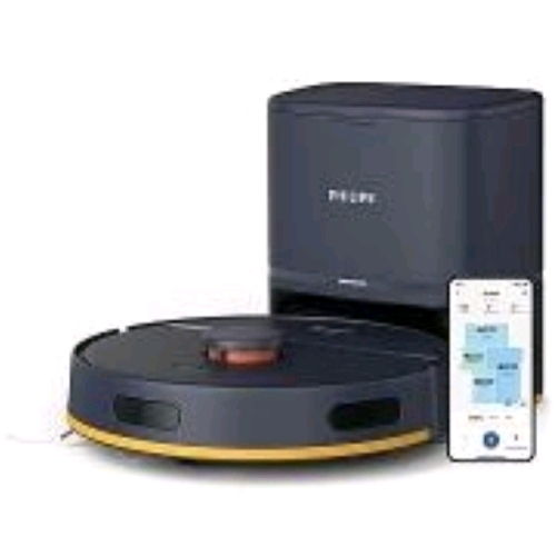 PHILIPS HOMERUN XU2000 ROBOT ASPIRAPOLVERE E LAVAPAVIMENTI 2700pa NAVIGAZIONE LASER CON STAZIONE RICARICA BLU NOTTE