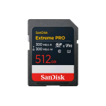 SANDISK EXTREME PRO 512GB SCHEDA SDXC CLASS V90 / UHS-II U3 / CLASS10 - UHS-II SDXC