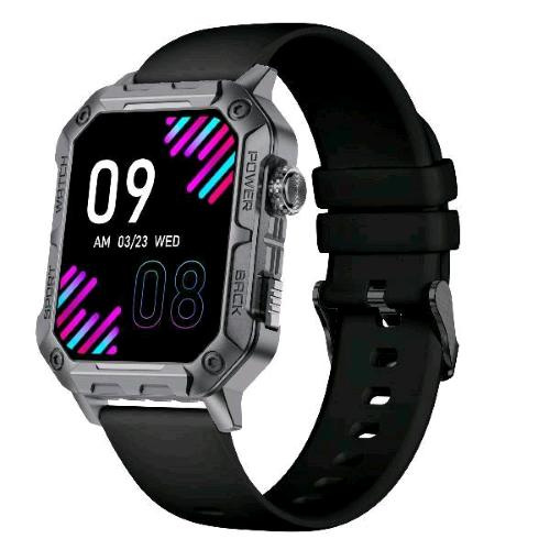 NILOX SPORTIVE TRAILWATCH SMARTWATCH DONNA E UOMO CON MONITORAGGIO SALUTE, FITNESS E NOTIFICHE, RESISTENTE ALL'ACQUA E ALLA POLVERE, COMPATIBILE CON ANDROID E IOS