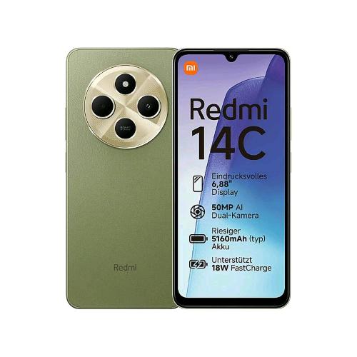 XIAOMI REDMi 14C DUAL SIM 6.88" OCTA CORE 128GB RAM 4GB 4G LTE EUROPA SAGE GREEN