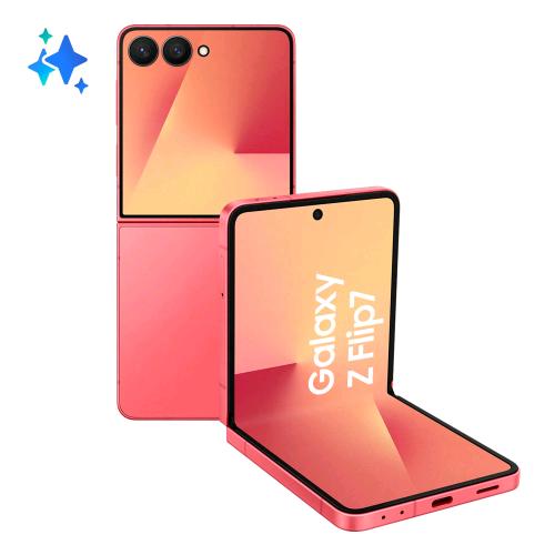 SAMSUNG F766 GALAXY Z FLIP7 5G DUAL SIM 6.8" OCTA CORE 256GB RAM 12GB 5G ITALIA CORAL RED