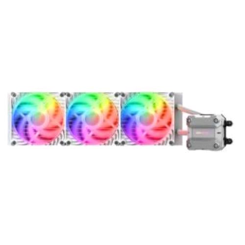 COUGAR POSEIDON ULTRA 360 ARGB RAFFREDDATORE LIQUIDO 360mm 3 VENTOLE 12cm FINO A 2200rpm BIANCO
