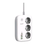 ENERGIZER MULTIPRESA 3 SCHUKO + 3 USB + 1 USB-C WI-FI 2.4GHz CONTROLLABILE TRAMITE APP PROTEZIONE DA SOVRATENSIONE INTERRUTTORE CAVO 2 MT BIANCO