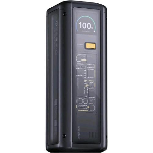 XIAOMI HYPERCHARGE POWERBANK 25.000mAh PD 3.1 212 W DISPALY A COLORI ULTRACOMPATTA PER NOTEBOOK TABLET SMARTPHONE NERO