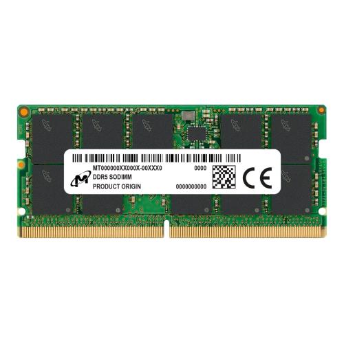 MICRON 32GB DDR5 4.800MHz ECC SENZA BUFFER CL40 SO-DIMM 262-pin