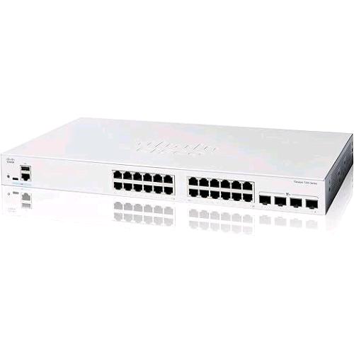 CISCO CATALYST 1200-24T-4X SWITCH GESTITO L3 -  24 x 10/100/1000 + 4 x 10Gb Ethernet SFP+ MONTABILE SU RACK