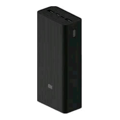 XIAOMI Mi POWERBANK 30.000mAh 18 W RICARICA 3 DISPOSITIVI CONTEMPORANEAMENTE APPROVATO PER CABINA AEREO 2 x USB-A - 1 x USB-C NERO