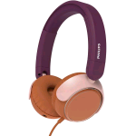 PHILIPS TAK2000 CUFFIE ON-EAR PER BAMBINI CABLATA 1x Jack 3.5mm VOLUME LIMITATO A 85dB PIEGHEVOLI MUSICA A CHIAMATE VIOLA/MAGENTA