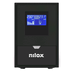 NILOX UPS PREMIUM LINE INTERACTIVE PURE SINEWAVE TOWER 1500VA 1.200 W - 2 IEC 320 C13 protette da blackout - 2 Schucko protette da blackout- PRESA USB -B PER CONTROLLO TRAMITE SOFTWARE NERO 