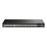 D-LINK DGS-1530-52 SWITCH GESTITO - 48 x 10/100/1000 + 4 x 10 Gigabit SFP+ MONTABILE SU RACK