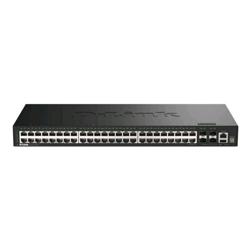 D-LINK DGS-1530-52 SWITCH GESTITO - 48 x 10/100/1000 + 4 x 10 Gigabit SFP+ MONTABILE SU RACK