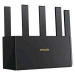 TENDA TX2L PRO ROUTER WIRELESS DUAL BAND 2.4/5GHz WI-FI 6 GIGABIT 5 ANTENNE 1501 Mbit/s DESKTOP NERO