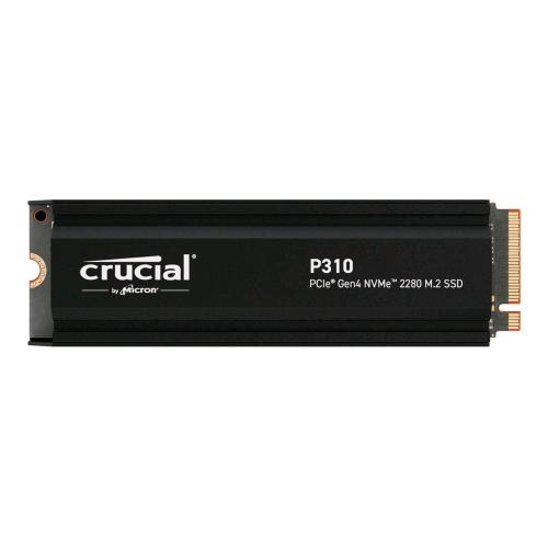 CRUCIAL P310 SSD 4TB INTERNO M.2 2280 NVMe PCIe 4.0 x4 CON DISSIPATORE INTEGRATO NERO