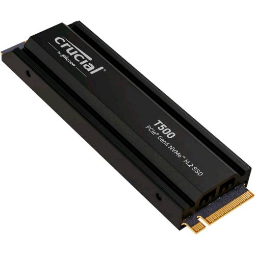 CRUCIAL T500 SSD 1TB INTERNO M.2 2280 NVMe PCI EXPRESS 4.0 CON DISSIPATORE INTEGRATO NERO