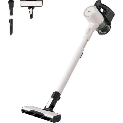 LG CORDZERO A9K LITE1C ASPIRAPOLVERE SENZA FILI SISTEMA KOMPRESSOR 220W AUTONOMIA 60 MIN MAXI SPAZZOLA PARQUET CON LED RIVELA POLVERE WI-FI 2 ACCESSORI FILTRO 5 STRATI CALMING BEIGE