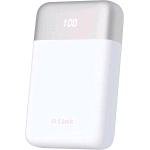D-LINK DPP-101 POWERBANK 10.000mAh 18 W QC 3.0, PD 3.0 -DISPLAY DIGITALE 2 CONNETTORI DI USCITA (24 PIN USB-C, USB) ARGENTO BIANCO