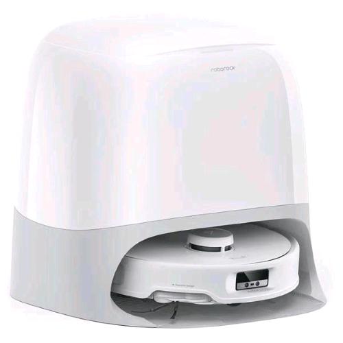 ROBOROCK Qrevo Curv ROBOT ASPIRAPOLVERE LAVA PAVIMENTI ASPIRAZIONE HYPERFORCE DA 18.500 Pa WI-FI STAZIONE DI RICARICA E SVUOTAMENTO POLVERE E LIQUIDI 6.400 mAh MAX 400mq BIANCO