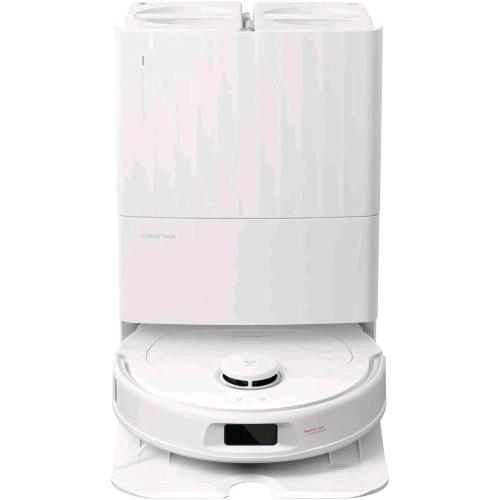 ROBOROCK Qrevo PLUS ROBOT ASPIRAPOLVERE LAVA PAVIMENTI WI-FI POTENZA ASPIRAZIONE 7.000 Pa 5200 mAh CON STAZIONE DI RICARICA E SVUOTAMENTO LIQUIDI BIANCO