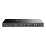 TP-LINK OMADA ES220GMP SWITCH GESTITO L2 - 16 x 10/100/1000 (PoE+) + 2 x 10/100/1000 + 2 x Gigabit SFP PoE+ (250 W) MONTABILE SU RACK