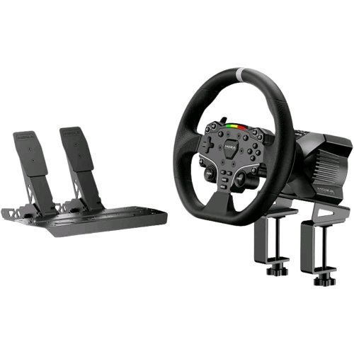 MOZA RACING R3 WHEEL & PEDALS BUNDLE KIT VOLANTE + PEDALIERA PER PC 