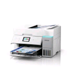EPSON ECOTANK ET-4956 STAMPANTE MULTIFUNZIONE INK-JET ITS A COLORI A4 WI-FI FAX 33.6 Kbps 18ppm 250 FOGLI USB LAN BIANCO