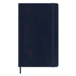 MOLESKINE WEEKLY PLANNER AGENDA SETTIMANALE 2026 12 MESI FORMATO LARGE 13 X 21 CM COPERTINA MORBIDA CHIUSURA CON ELASTICO BLU