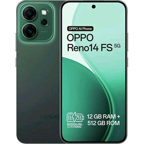 OPPO RENO 14FS 5G DUAL SIM 6.57" OCTA CORE 512GB RAM 12GB 5G ITALIA LUMINOUS GREEN