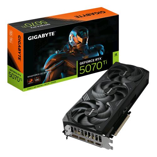 GIGABYTE GEFORCE RTX 5070 Ti WINDFORCE OC SFF 16GB GDDR7 DLSS4 TRIPLE FAN PCI Express x16 5.0 - 3 x DISPLAYPORT 1 x HDMI