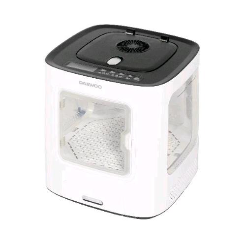 DAEWOO AUTOMATIC DRYER BOX 64 LT PER ASCIUGARE ANIMALI DI PICCOLA E MEDIA TAGLIA SISTEMA DI CONTROLLO DELLA TEMPERATURA BIANCO
