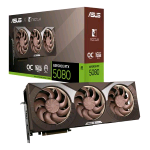 ASUS GEFORCE RTX 5080 NOCTUA OC EDITION 16GB GDDR7 DLSS4 TRIPLE FAN PCI Express 5.0 - 2 x HDMI 3 x DISPLAYPORT