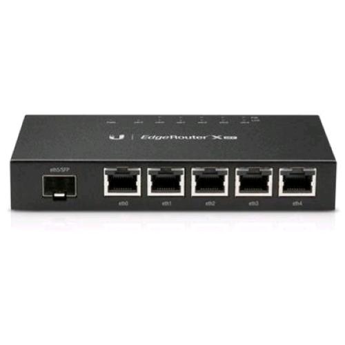 UBIQUITI ER-X-SFP EDGE ROUTER 6 PORTE 5 PORTE GIGABIT PoE + 1 PORTA SFP DESKTOP