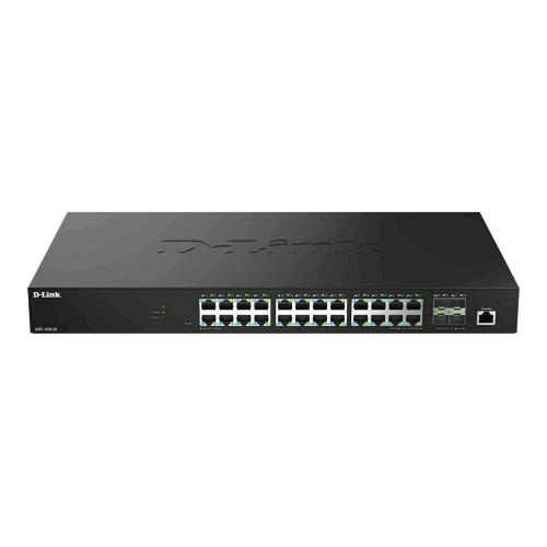 D-LINK DMS-1250-28 SWITCH DI RETE GESTITO L2+ 28 PORTE - 24 x 10/100/1000/2.5G + 4 x 10 Gigabit SFP+ DESKTOP