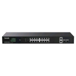 TENDA TEG1120P-16-250W SWITCH NON GESTITO 18 PORTE - 16 PORTE GIGABIT PoE + 2 PORTE SFP MONTABILE A RACK