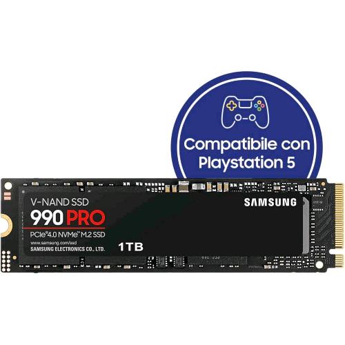 SAMSUNG MZ-V9P1T0BW SSD 990 PRO 1TB M.2 PCIE 4.0 X4 NVMe 2.0 BLACK