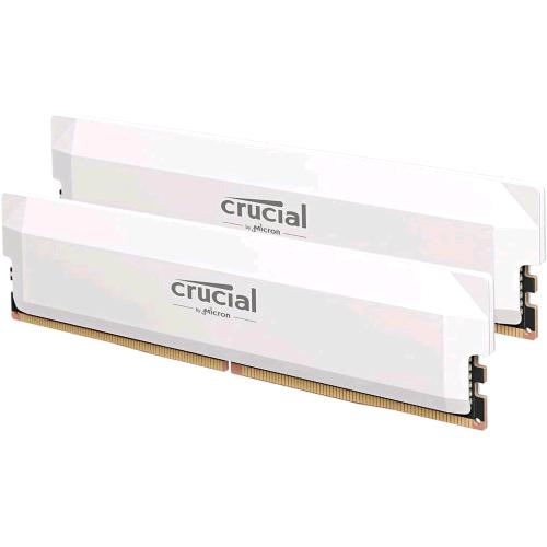 CRUCIAL PRO OVERCLOCKING EDITION 32GB KIT 2 x 16 GB DDR5 6.400MHz XMP 3.0 / EXPO CL38 RAM BIANCO