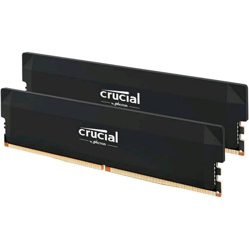 CRUCIAL PRO OVERCLOCKING EDITION 64GB KIT 2 x 32GB DDR5 6.400MHz XMP 3.0 / EXPO CL40 RAM NERO
