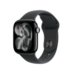 APPLE WATCH SERIES 11 GPS + CELLULAR 5G 42mm CASSA ALLUMINIO JET BLACK CON SPORT BAND NERO - M/L