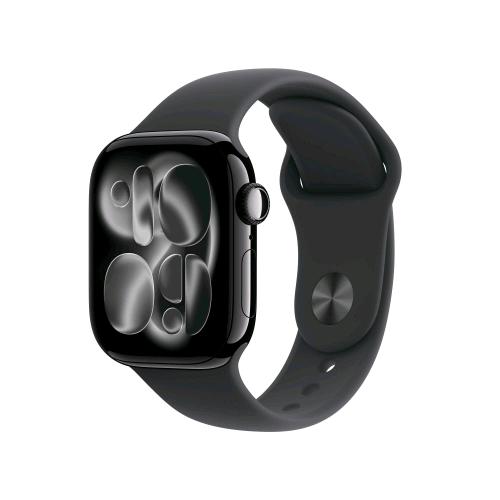 APPLE WATCH SERIES 11 GPS + CELLULAR 5G 42mm CASSA ALLUMINIO JET BLACK CON SPORT BAND NERO - S/M