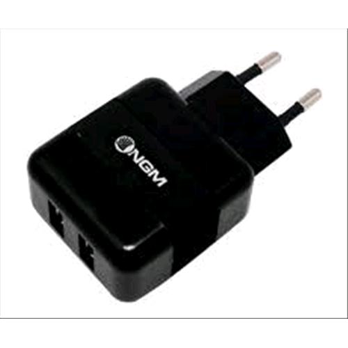 NGM TRAVEL2USB CARICABATTERIE DA RETE CON 2 PORTE USB