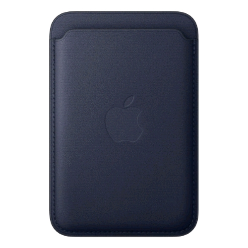 APPLE PORTAFOGLIO MagSafe IN TESSUTO FINEWOVEN PER iPHONE/CARTE DI CREDITO NAVY BLUE