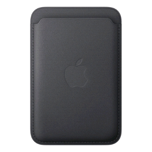 APPLE PORTAFOGLIO MagSafe IN TESSUTO FINEWOVEN PER iPHONE/CARTE DI CREDITO NERO