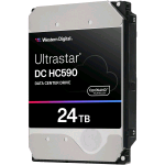 WESTERN DIGITAL ULTRASTAR DC HC590 HDD 24TB INTERNO SATA 6Gb/s 3.5" CRITTOGRAFATO DATA CENTER DRIVE BUFFER 512 MB 7.200rpm