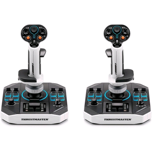 THRUSTMASTER SOL-R 2 HOSAS SPACE SIM DUO HOSAS PER IL COMBATTIMENTO E L'ESPLORAZIONE SPAZIALE SU PC