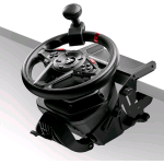 THRUSTMASTER T128 SIMTASK PACK VOLANTE T128 + SISTEMA DI AGGANCIO STEERING KIT PER PS5 / PS4 / PC NERO