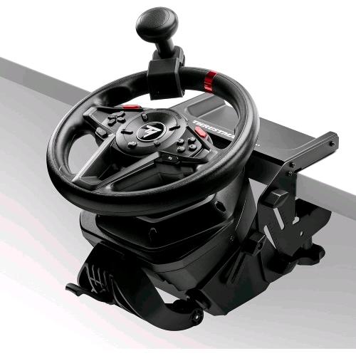 THRUSTMASTER T128 SIMTASK PACK VOLANTE T128 + SISTEMA DI AGGANCIO STEERING KIT PER PS5 / PS4 / PC NERO