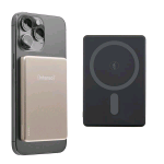 INTENSO POWER BANK MagSafe 5.000 mAh RICARICA WIRELESS CHAMPAGNE