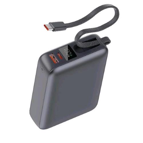 CELLY POWERBANK 20.000mAh 45 W CON CAVO USB-C INTEGRATO BLU