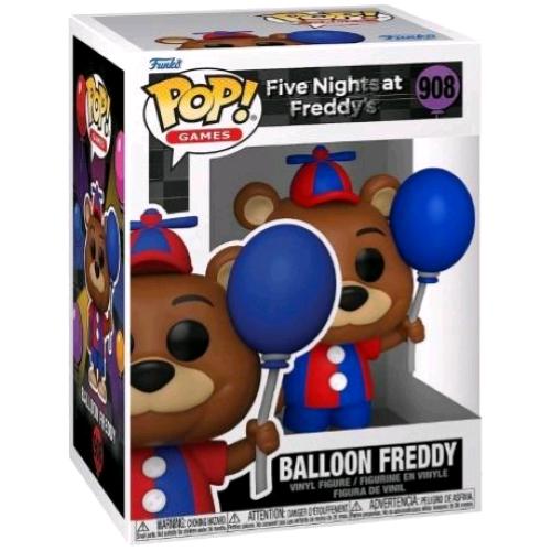 FUNKO POP GAMES FIVE NIGHTS AT FREDDY'S SB BALLOON FREDDY FIGURA IN VINILE 9.5 CM DA COLLEZIONE
